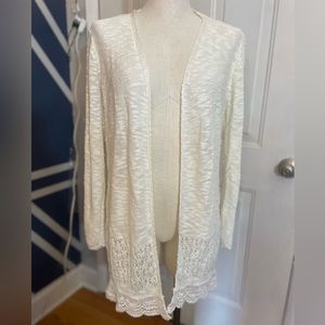 New Direction sweater cardigan L